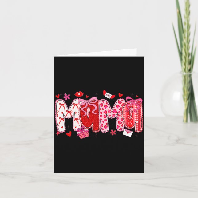 Carte Maman de la Saint-Valentin (Devant)