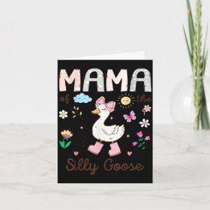 Carte Maman de la Silly Goose fille qui fête son 1er ann