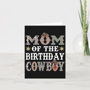 Carte Maman De L'Anniversaire Cowboy Rodeo Maman
