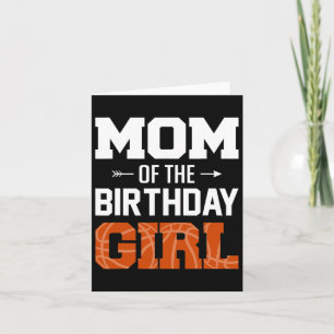 Carte Maman De L'Anniversaire Fille Bysketbyll Maman Fam