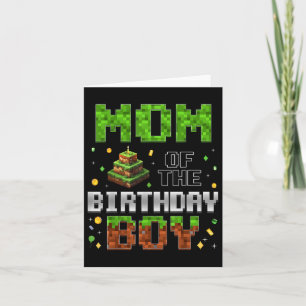 Carte Maman De L'Anniversaire Garçon Correspondant Famil