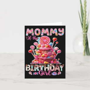 Carte Maman De L'Anniversaire Pour Fille Sweet Candy Mat