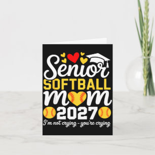 Carte Maman de softball de la promotion 2027, remise de