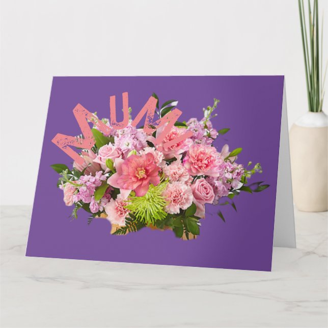 Carte Maman ! Des fleurs (Devant)