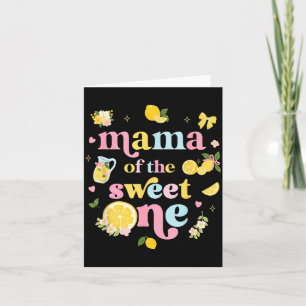 Carte Maman du doux anniversaire de citron Famille