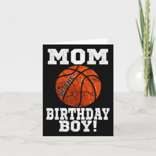 Carte Maman Du Garçon D'Anniversaire Bysketbyll Lover Vi