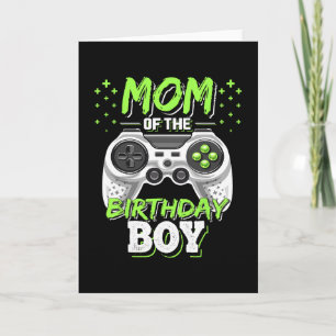Carte Maman du garçon d'anniversaire correspondant vidéo