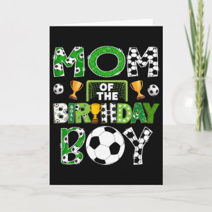 Carte Maman du garçon qui fête son anniversaire Joueur d