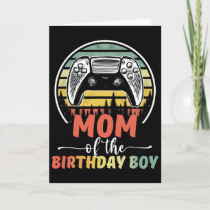Carte Maman Du Joueur Vidéo Enfant Anniversaire Correspo