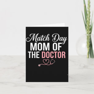Carte Maman du jour de l'appariement du médecin jour de 