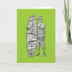 Carte Maman du surf Halloween
