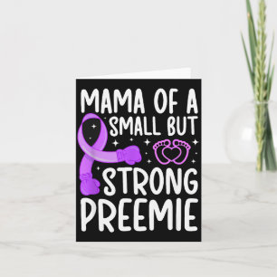 Carte Maman d'un bébé prématuré micro Prématuré Maman de