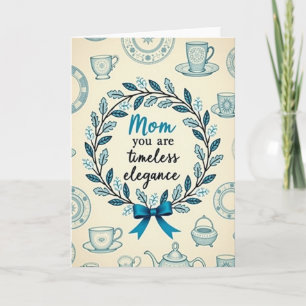 Carte Maman Élégance Intemporelle