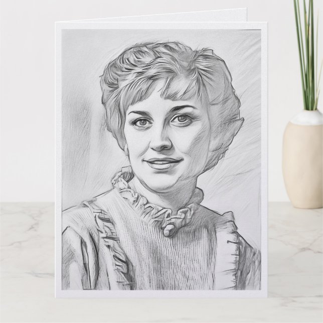 Carte Maman en dessin informatique (Devant)