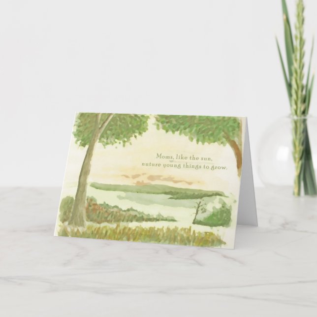 Carte Maman est comme le soleil... (Devant)