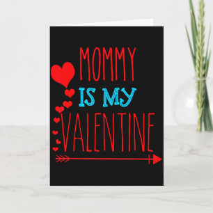 Carte Maman est ma Saint-Valentin _ Adultes et enfants