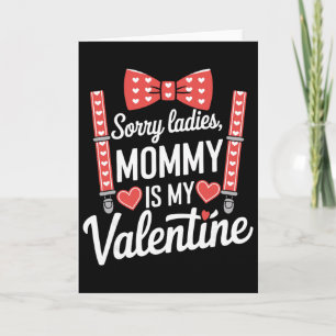 Carte Maman est ma Saint-Valentin - Bretelles de la Sain
