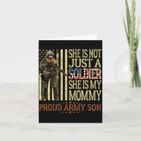 Maman est un héros soldat - Fils de l'armée fier M