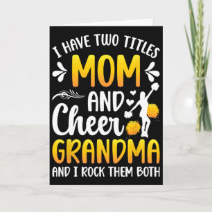 Carte Maman et encourager grand-mère d'une grand-mère me