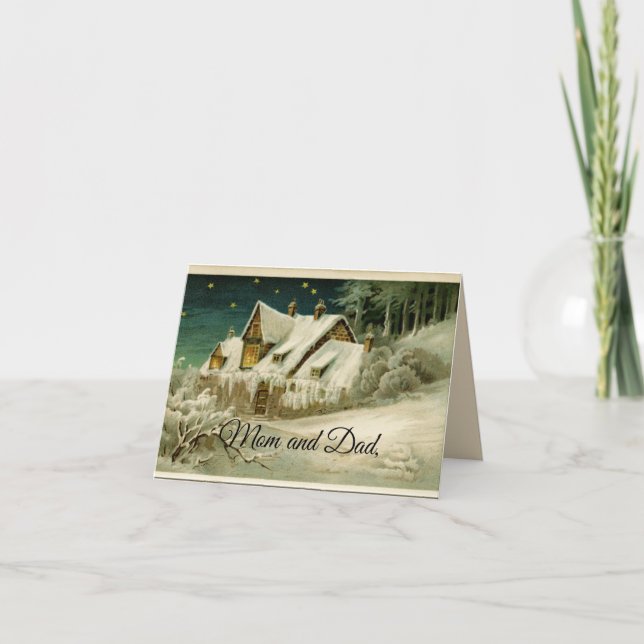 Carte Maman Et Papa Noël (Devant)