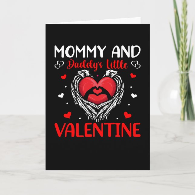 Carte Maman et Papa Petit Valentin | Saint-Valentin (Devant)