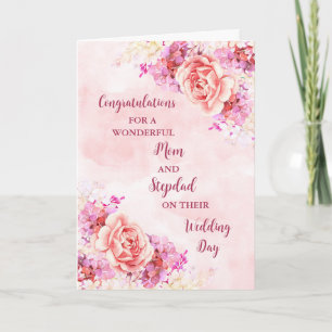 Carte Maman et Stepdad Félicitations pour le jour de mar