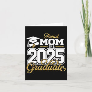 Carte Maman fière d'un diplômé de 2025 Maman senior 2025