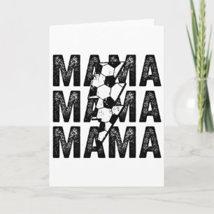 Carte Maman foot éclair en détresse Maman