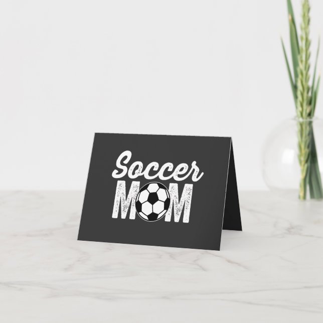 Carte maman footballeuse (Devant)