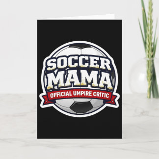 Carte Maman footballeuse Critique officielle d'arbitre p