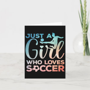 Carte Maman footballeuse de football Maman footballeur J