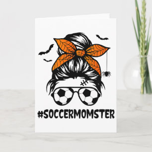 Carte Maman Footballeuse Pour Femmes Halloween Maman Chi