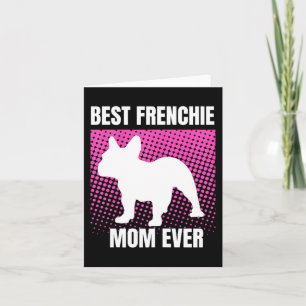 Carte Maman française à jamais Bouledogue français Maman