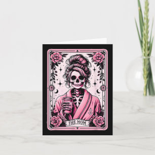 Carte Maman Funny Tarot Card Femme Skeleton Mother Sku