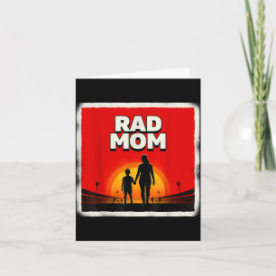 Carte Maman géniale mère et fils maman de footballeur co