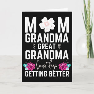 Carte Maman Grand-mère Arrière-grand-mère Cadeaux de Noë