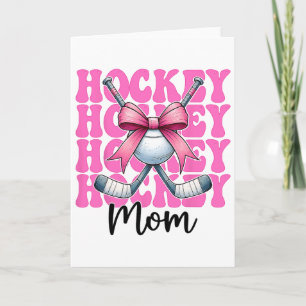 Carte Maman Hockey Maman de rue Maman Fête des mères Coq