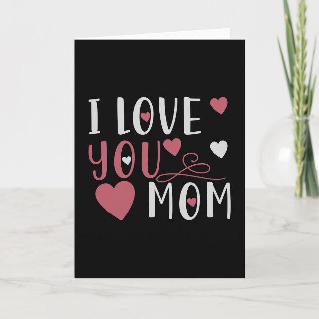 Carte Maman, je t'aime maman (Devant)