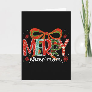 Carte Maman Joie Noël Menagère de Noël Maman Noël Coq
