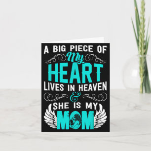 Carte Maman jour de la mémoire mon ange gardien un gros