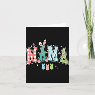 Carte Maman jour de Pâques drôle maman de Pâques lapin