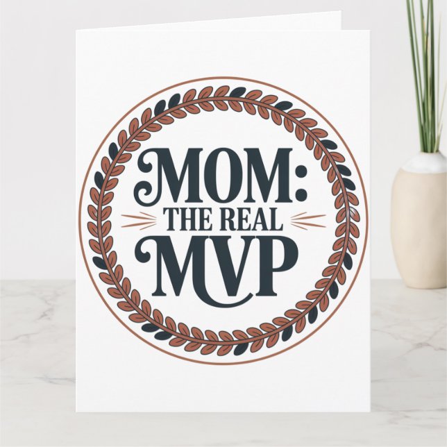 Carte Maman : la vraie MVP (Devant)