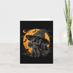 Carte Maman Labrador Halloween drôle mignon chien Lab no