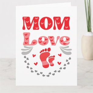 Carte Maman mignonne amour