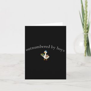 Carte Maman mignonne oie idiote drôle fête des mères sur