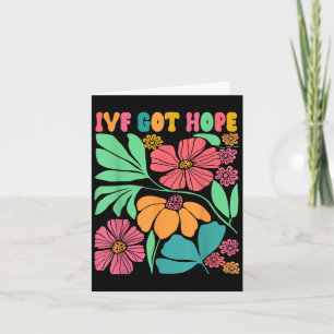 Carte Maman Motivante Inspirée Ivf Fleur Sauvage Maman I