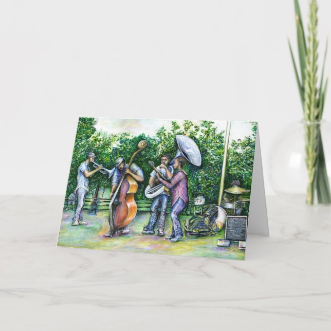 Carte Maman ne m'a jamais averti des joueurs tuba (Devant)