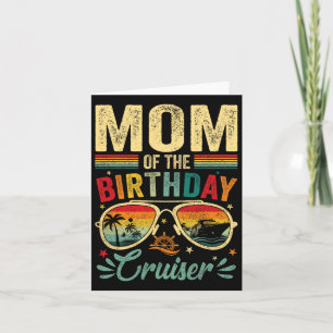 Carte Maman Of Anniversaire Cruiser Sungles Cruise Vinta