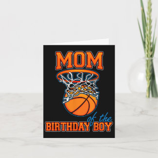 Carte Maman Of Birthday Boy Bysketbyll Birthday Family