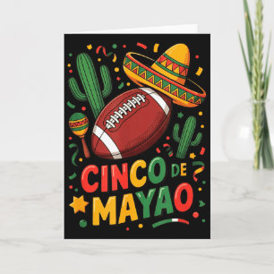 Carte Maman Papa Football Américain Drôle Cinco De Mayo